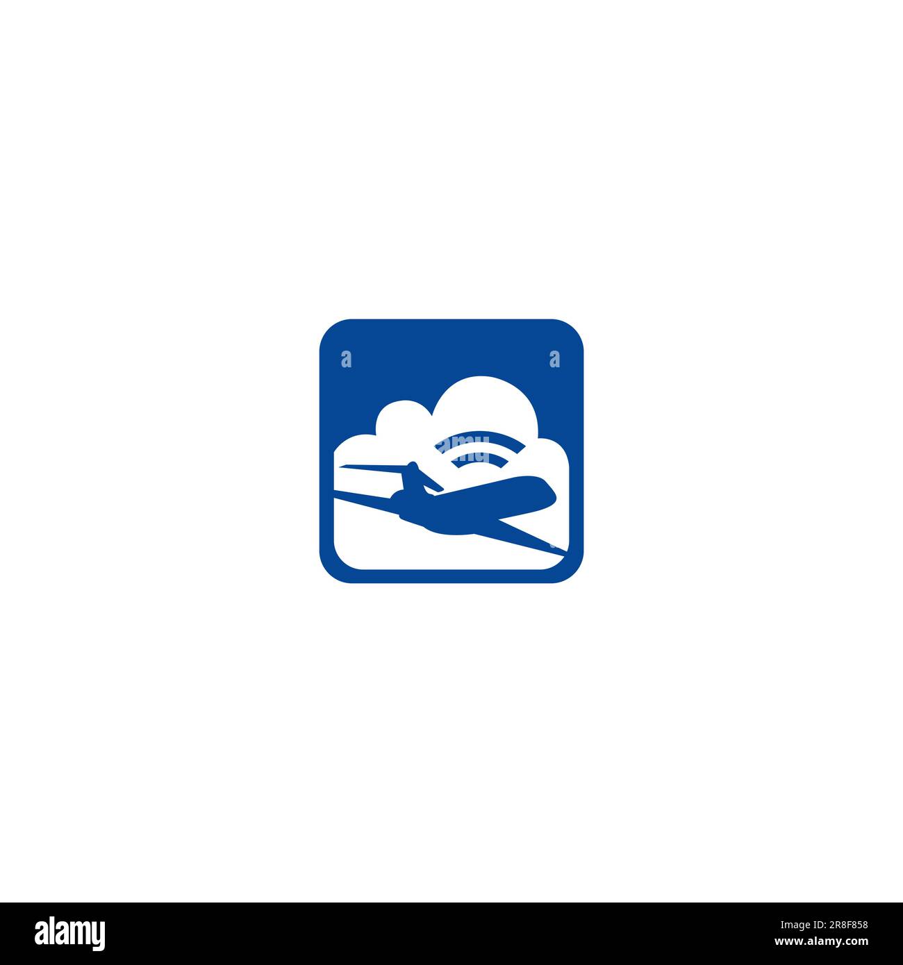 Ebenensymbol Modernes Design. Cloud-Logo. Ebenenlogo Stock Vektor
