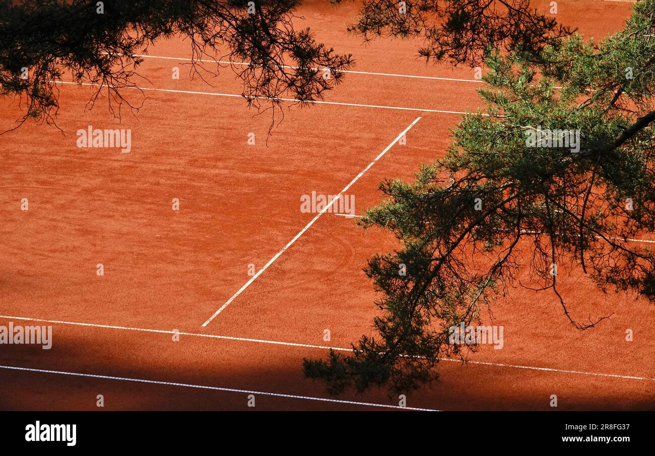 Tennisplatz, Deutschland Stockfoto
