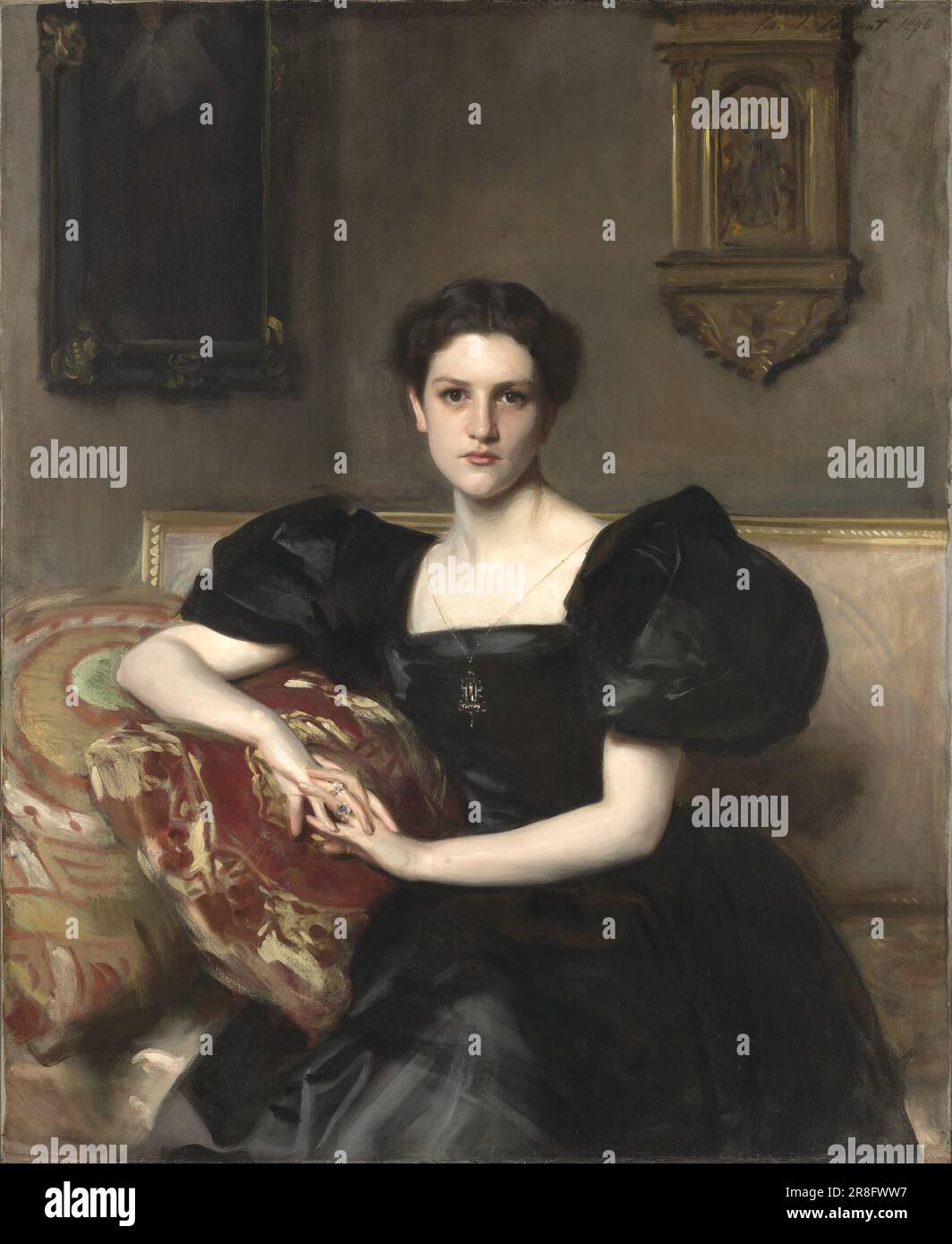 Elizabeth Winthrop Chanler (Mrs. John Jay Chapman) 1893 von John Singer Sargent, geboren in Florenz, Italien 1856-verstorben London, England 1925 Stockfoto