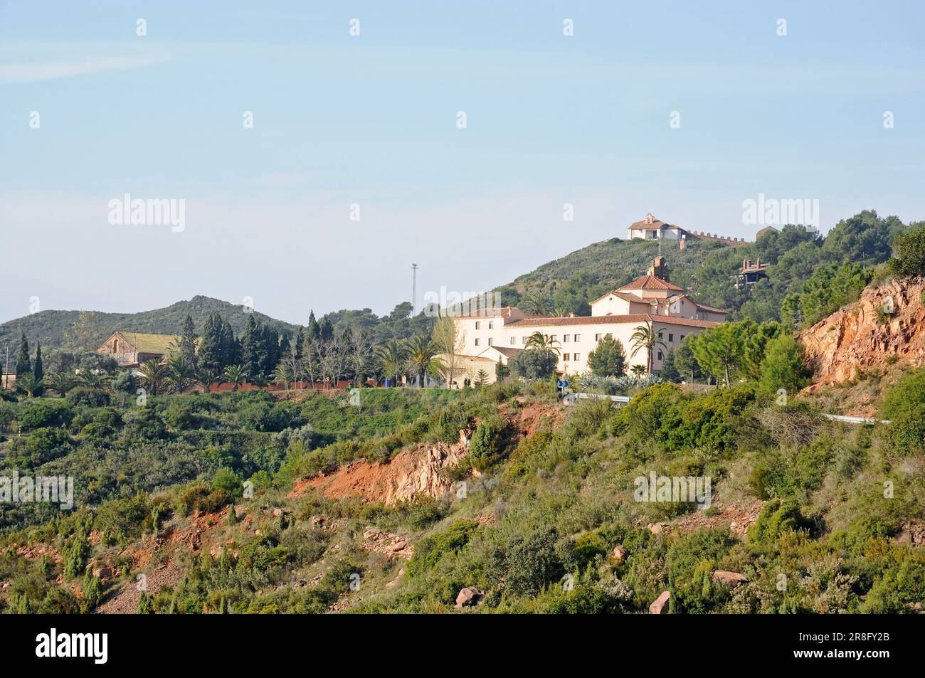 Monasterio Desierto de las Palmas, Benicassim, Provinz Castellon, Region Valencia, Spanien, Karmelitenkloster, Benicasim Stockfoto