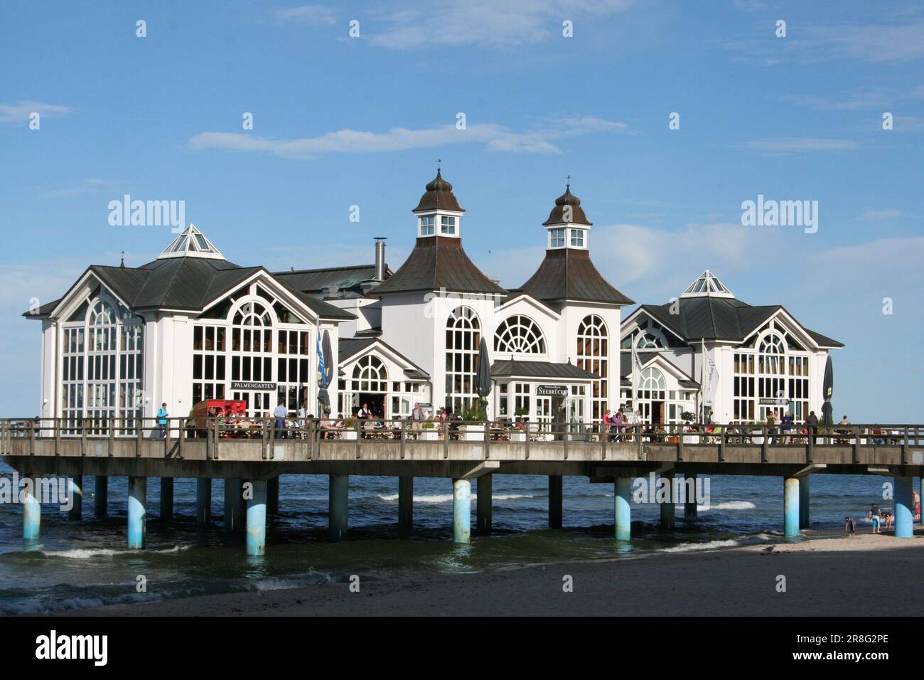 Seebrücke Stockfoto