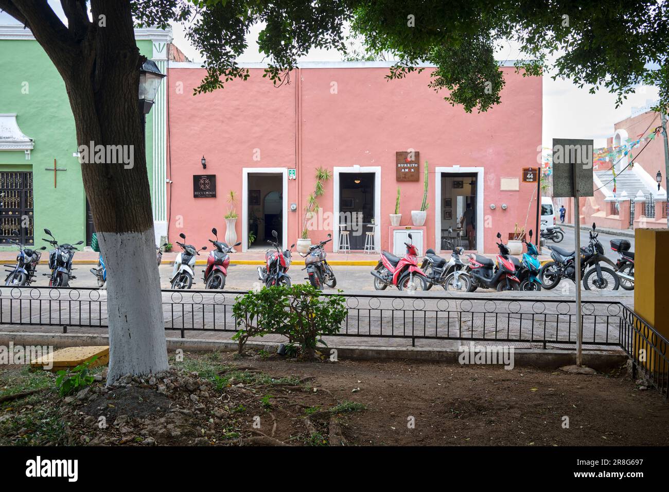 Burrito Amor Valladolid Mexiko Stockfoto