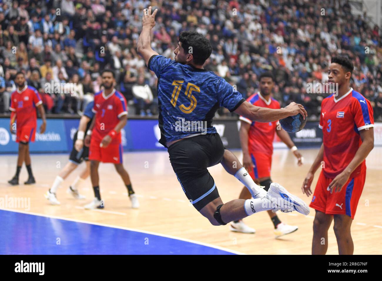 Francisco Lombardi (Argentinien). Torneo 4 Naciones. Buenos Aires, Argentinien Stockfoto