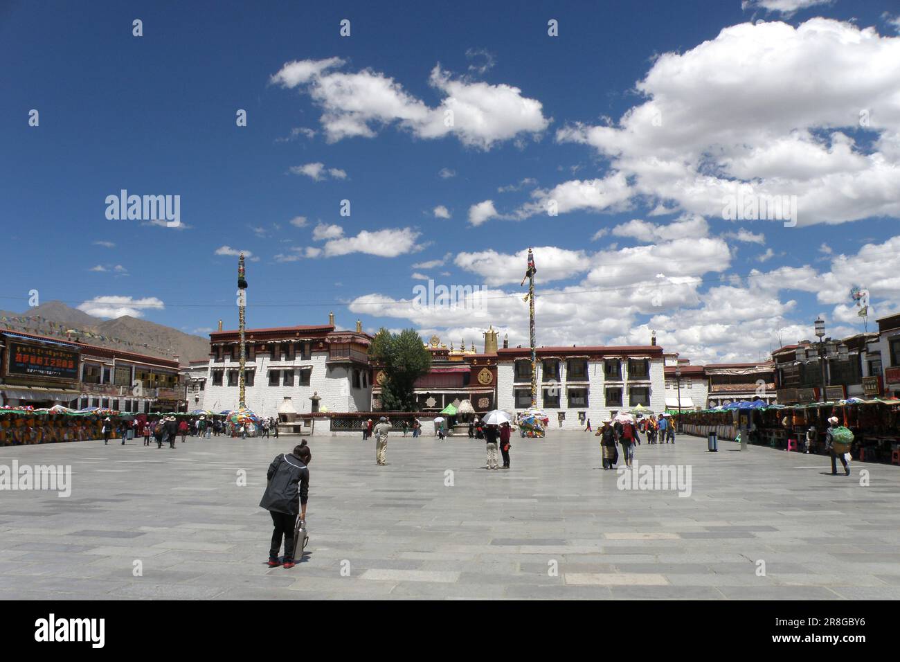 Jokhang Tempel in Lhasa, Tibet, China Stockfoto