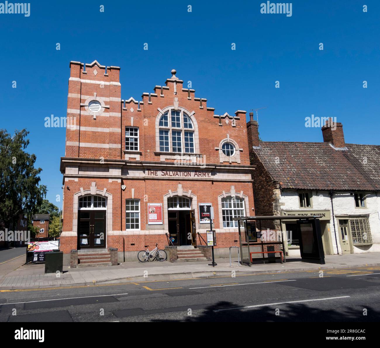 Die Heilsarmee Kirche und Versammlungshaus, High Street, Lincoln City, Lincolnshire, England, UK Stockfoto