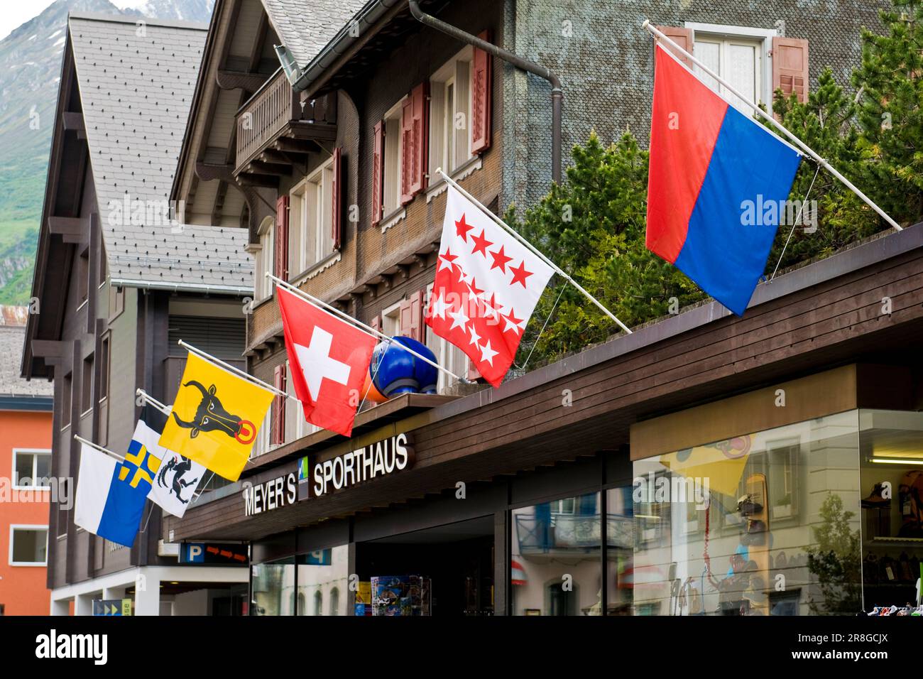 Andermatt, Kanton Uri, Schweiz Stockfoto