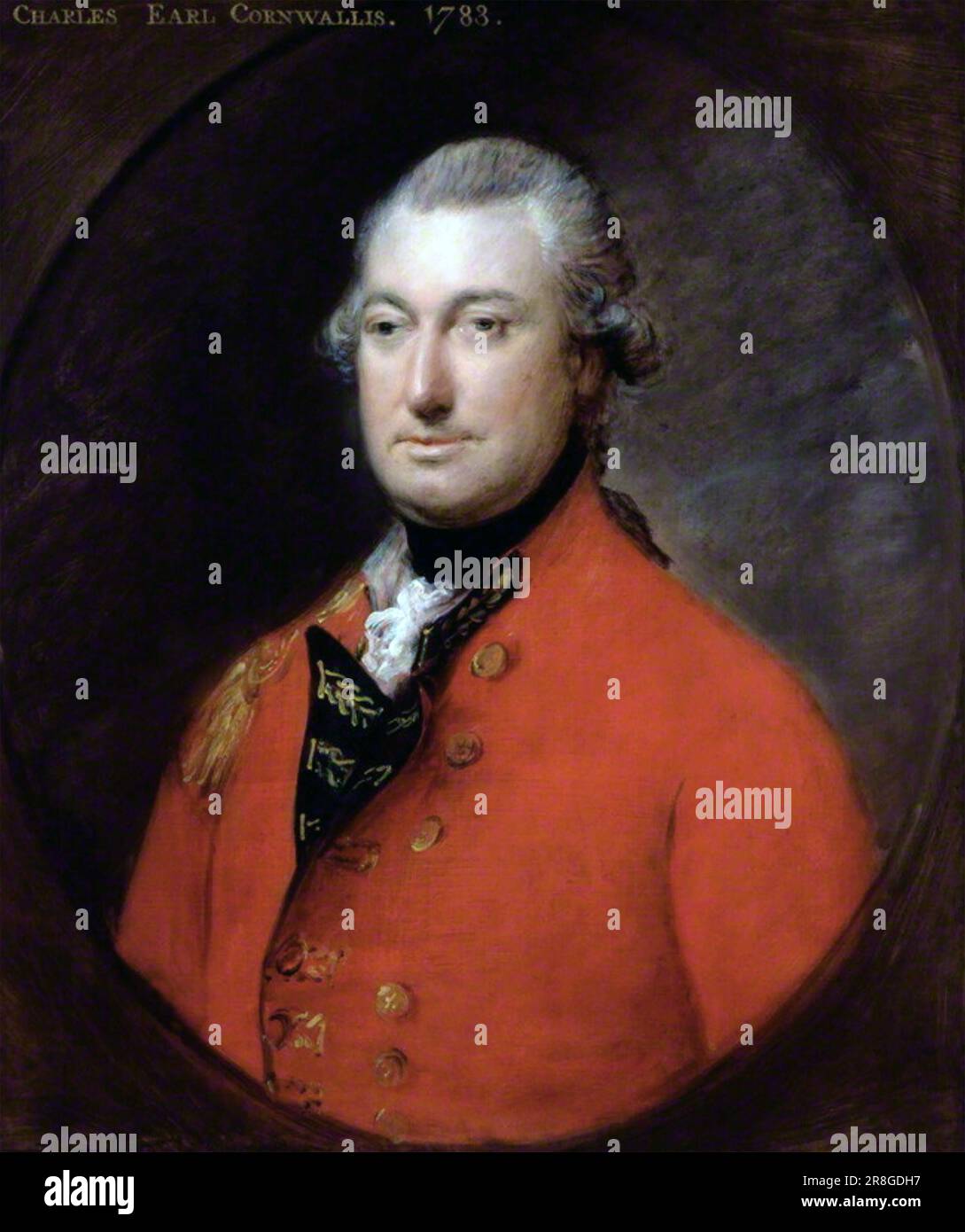 CHARLES CORNWALLIS, !st Marquess CORNWALLIS (1738-1805) britischer General der Armee Stockfoto