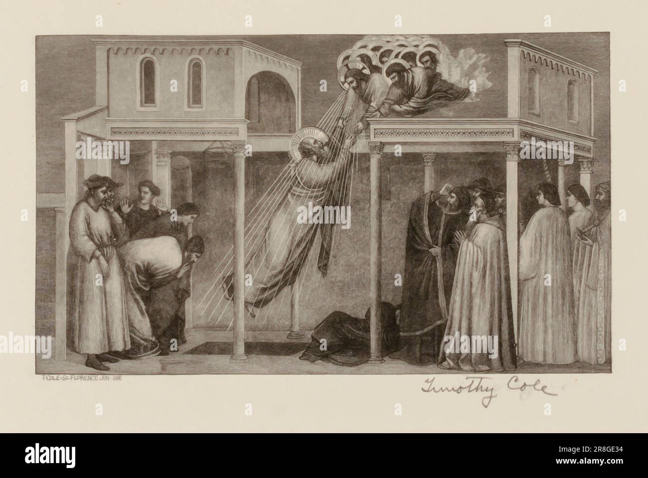 Old Italian Masters [] von Timothy Cole, geboren in London, England 1852, starb Poughkeepsie, NY 1931 Stockfoto