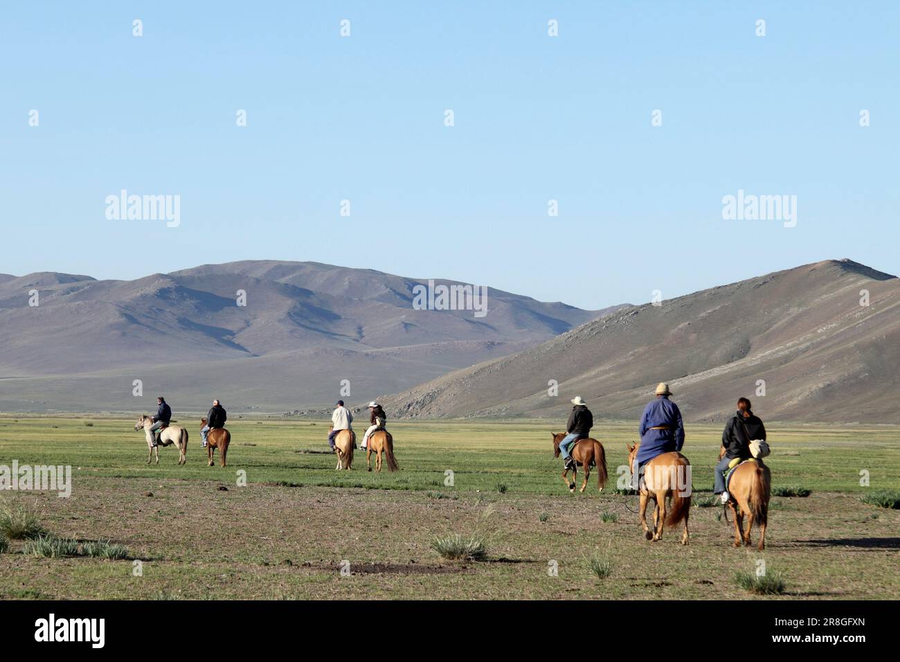 Reiter, Mongolei Stockfoto