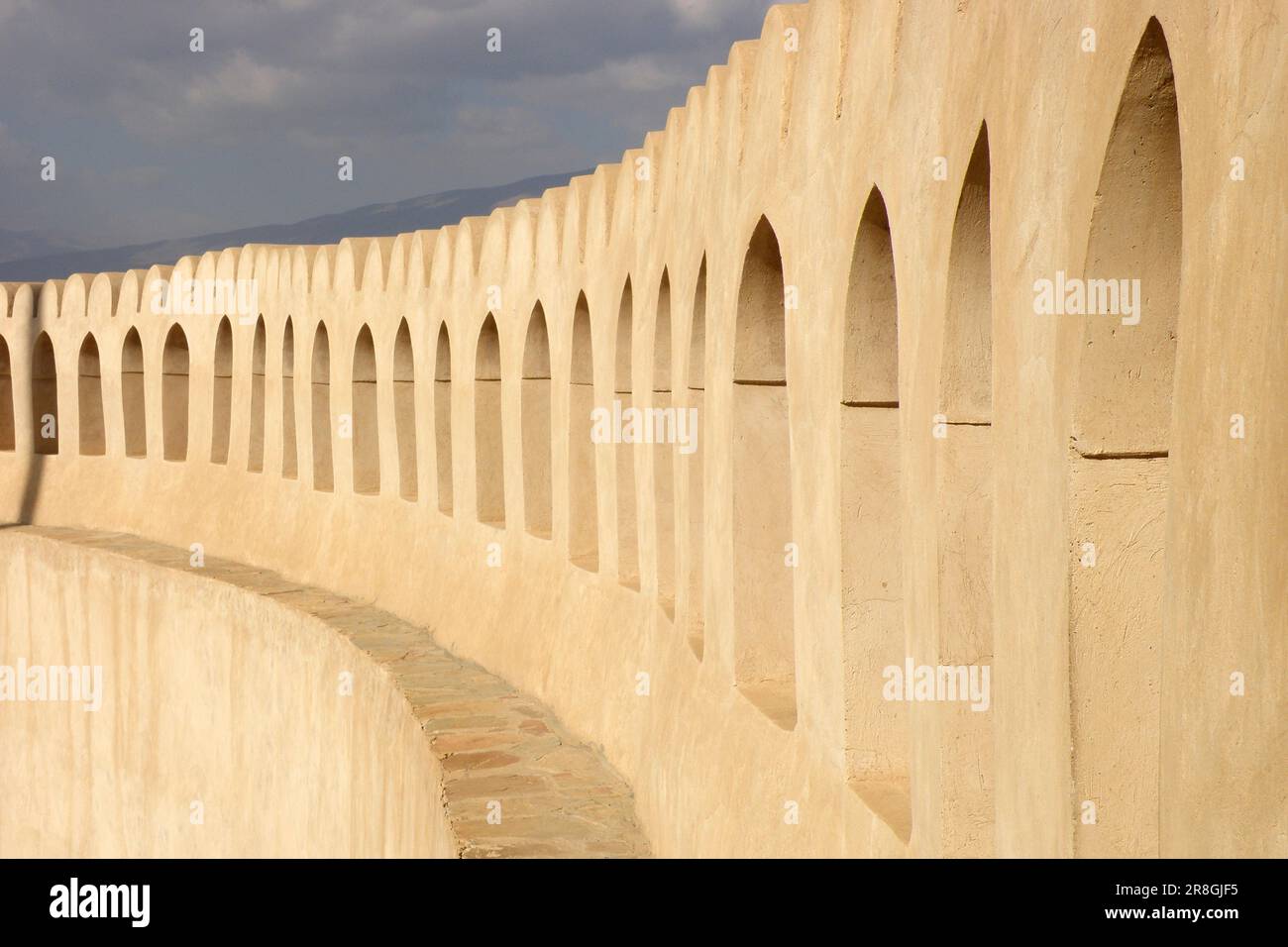 Festung, Nizwa, Sultanat von Oman Stockfoto