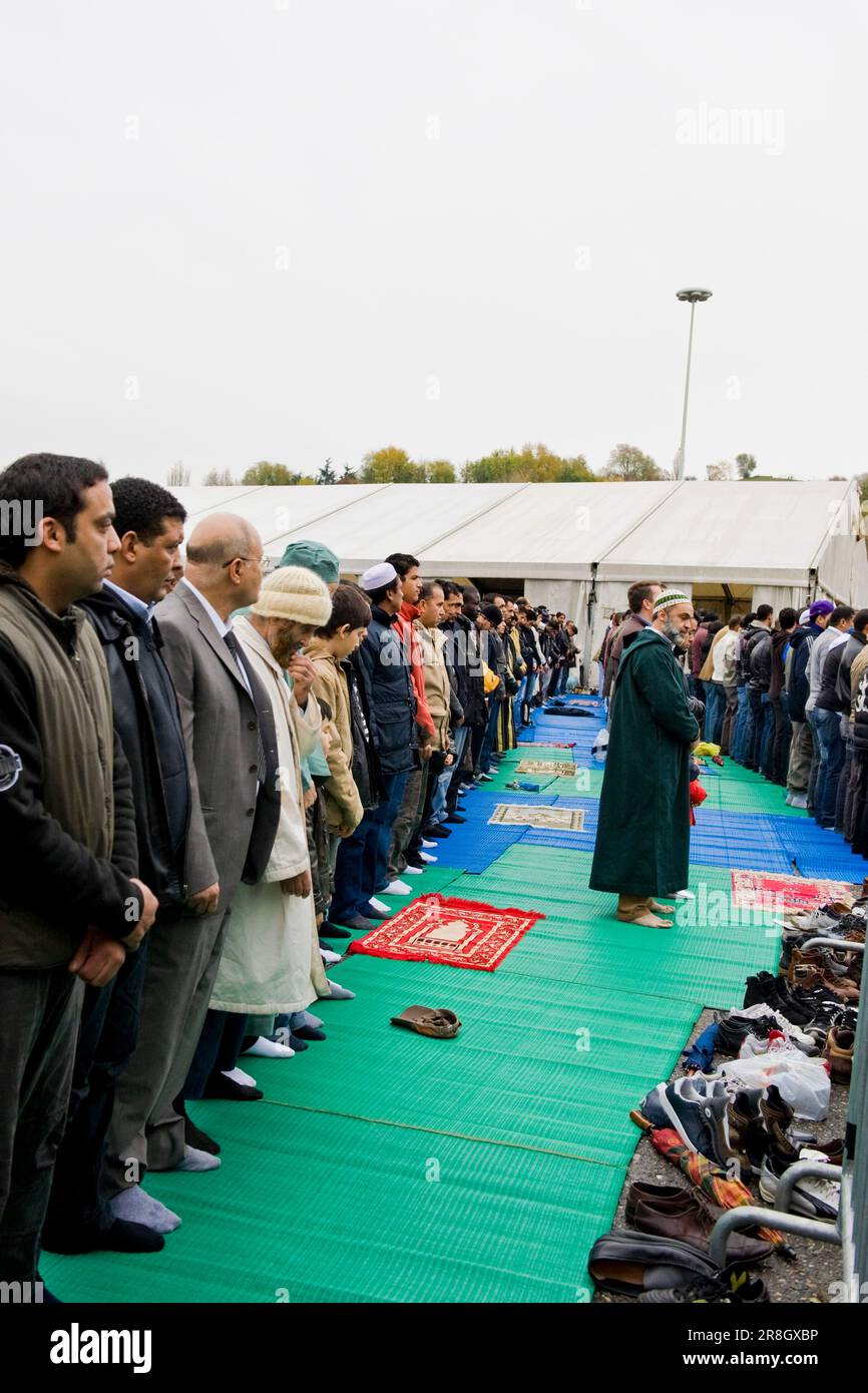 Eid Al-adha, Festival of Opferment or Greater Eid, religiöse Feiertage, die von Muslimen gefeiert werden, Mailand, Italien Stockfoto