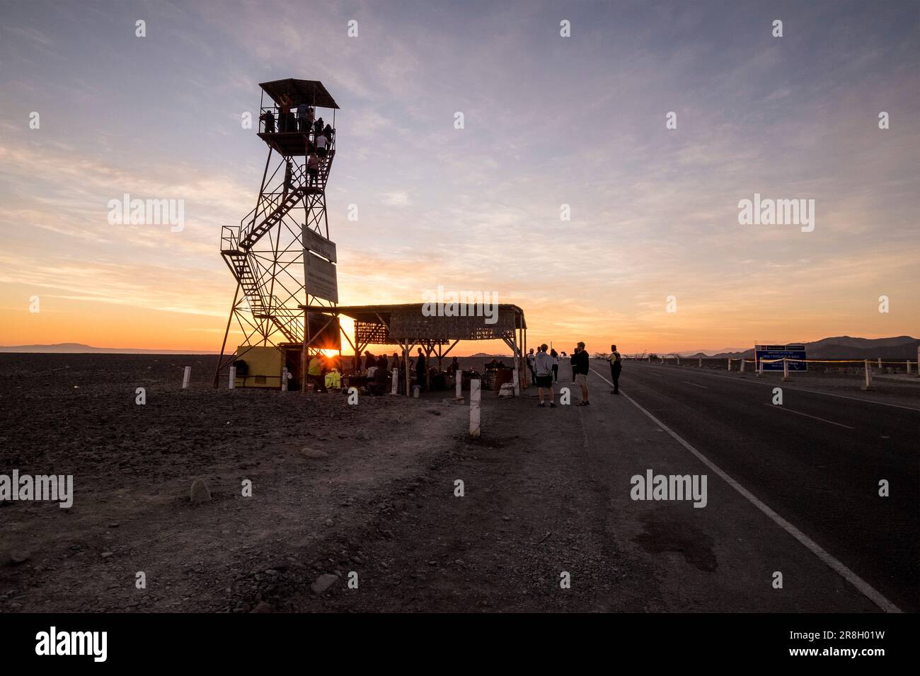 Perù. Nazca. Linien. Stockfoto