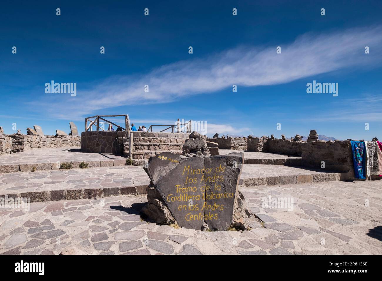 Perù. Colca-Tal. Querformat Stockfoto
