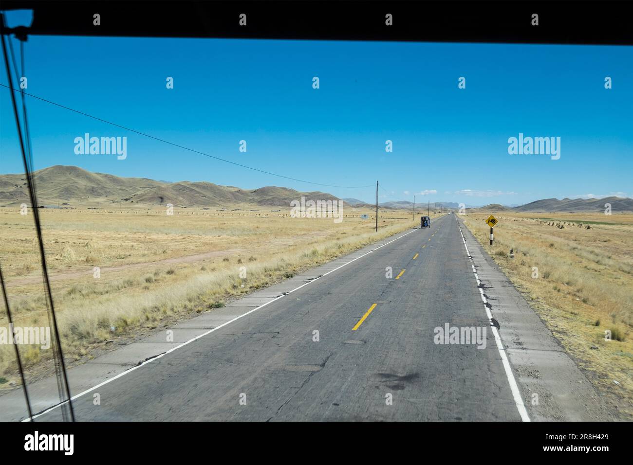 Perù. Anden. Auf der Straße Stockfoto