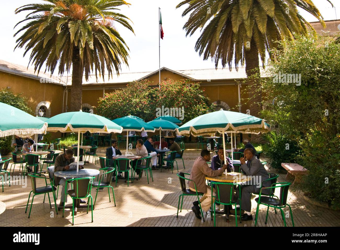 Casa Degli Italyni. Asmara. Eritrea Stockfoto