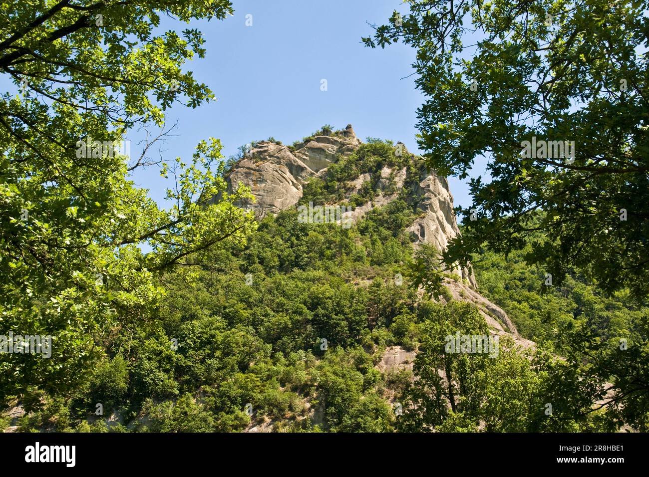 Parco Regionale Dei Sassi di Roccamalatina. Emilia Romagna. Italien Stockfoto