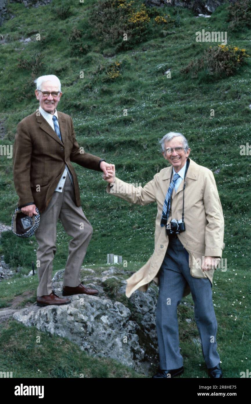 Juli 1983 - Blick auf die schottischen Highlands, Hügel Stockfoto