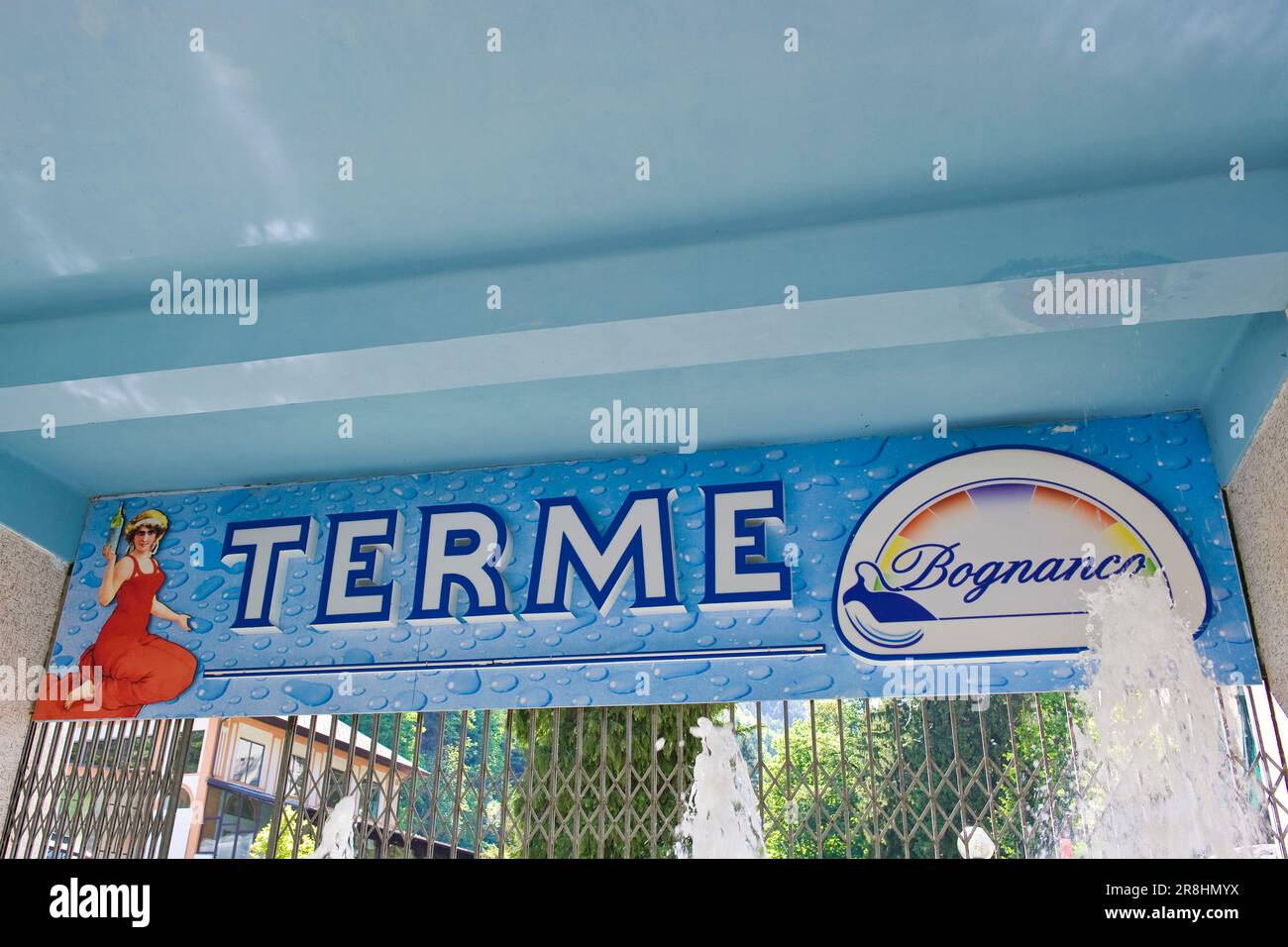 Therme von Bognanco. Provinz Verbania. Piemont. Italien Stockfoto