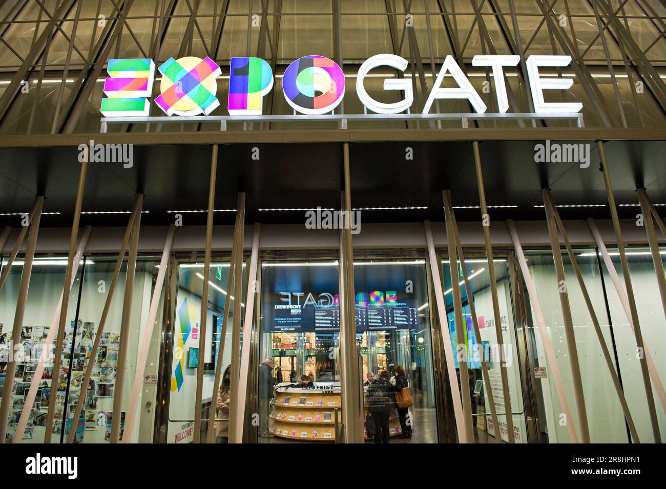 Expo-Tor. Mailand Stockfoto