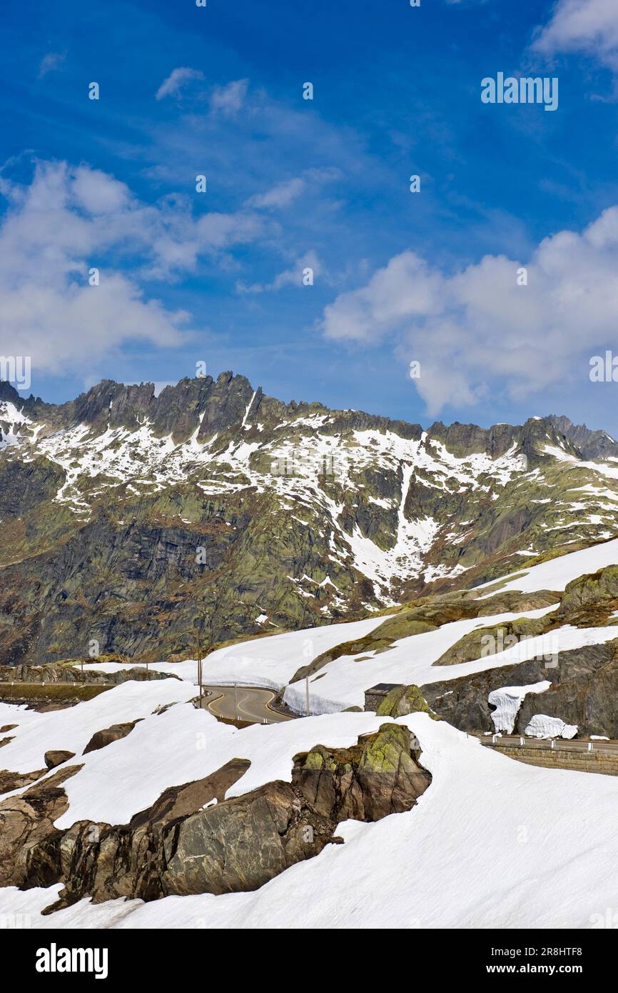 Grimsel-Pass. Die Schweiz Stockfoto