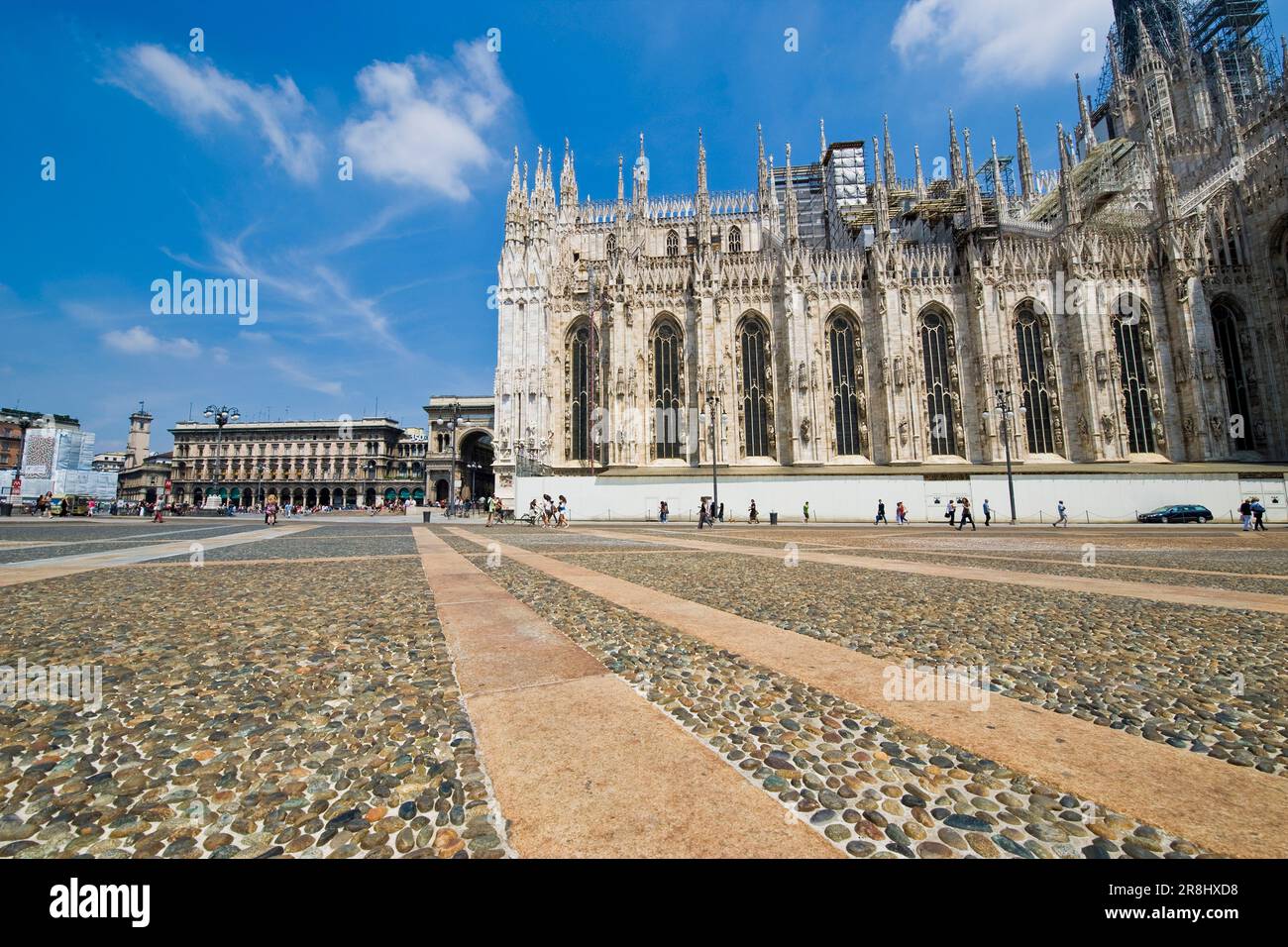 Umgebung des Domplatzes. Mailand. Lombardei. Italien Stockfoto