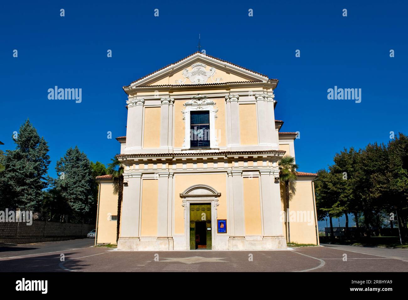 Der Schrein unserer Frau des Schnees. Santuario Della Madonna Delle Nevi. Adro. Franciacorta. Lombardei. Italien Stockfoto