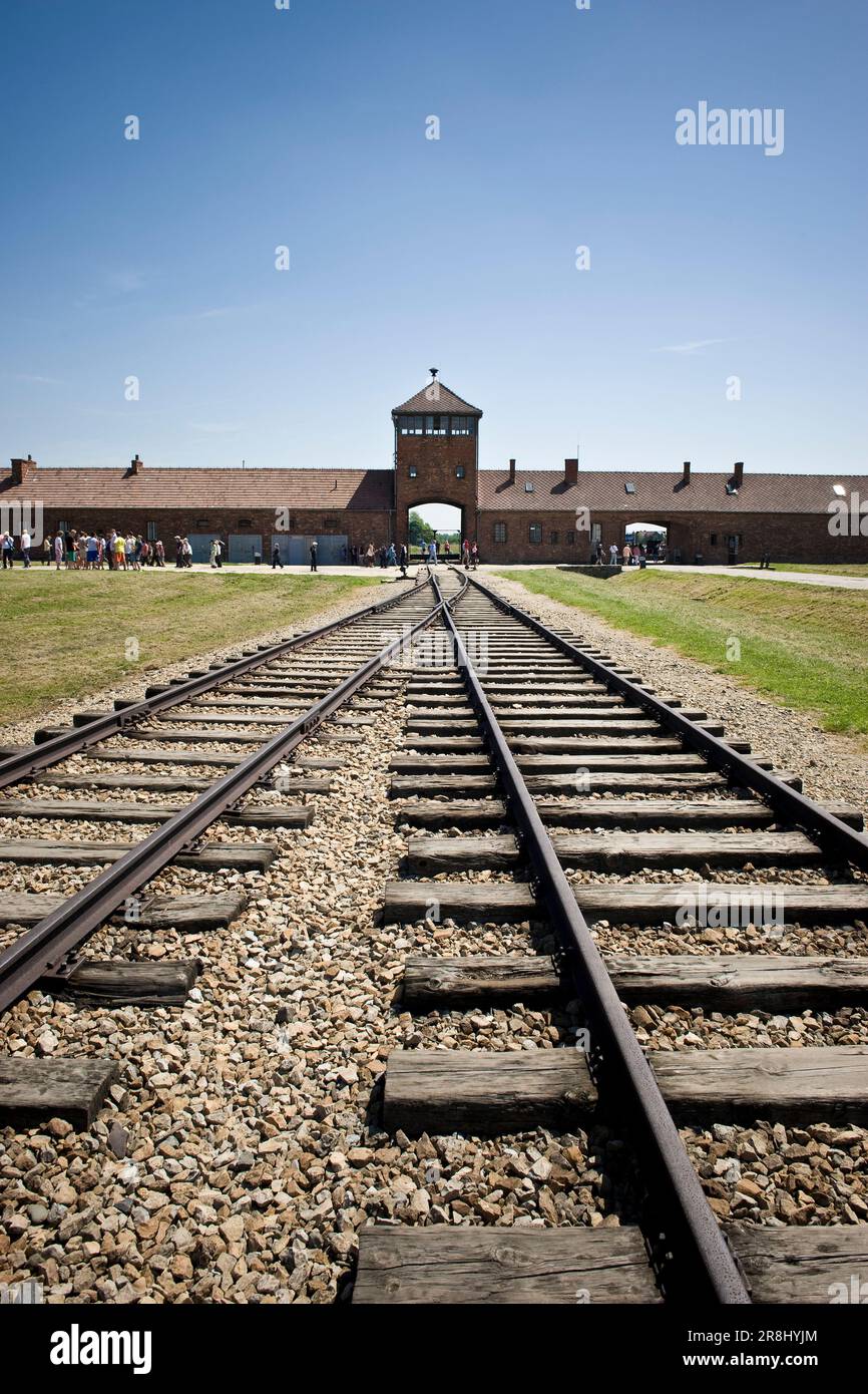 Polen. Auschwitz-birkenau. Konzentrationslager Stockfoto