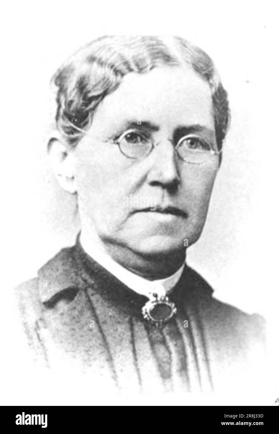 Mary Jacobs, Mary Catherine Goslin Jacobs (1828 - 1909), amerikanische Gartenbauerin und Autorin Stockfoto