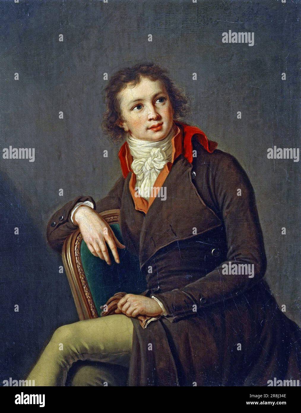 Porträt von Graf Stroganow, Gemälde von Elisabeth Vigée-Lebrun, 1790 Stockfoto
