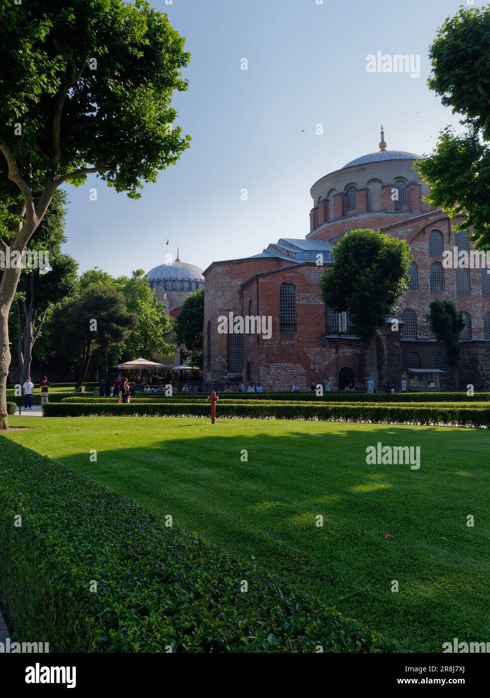 Hagia Irene Kirche auf dem Gelände des Topkapi-Palastes, Viertel Fatih, Istanbul, Türkei. Stockfoto