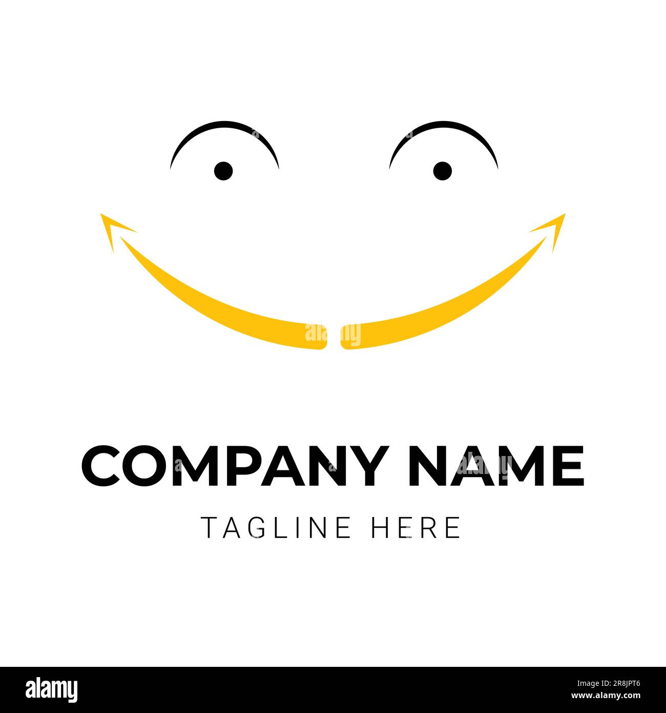 Modernes Restaurant-Logo-Design Stock Vektor