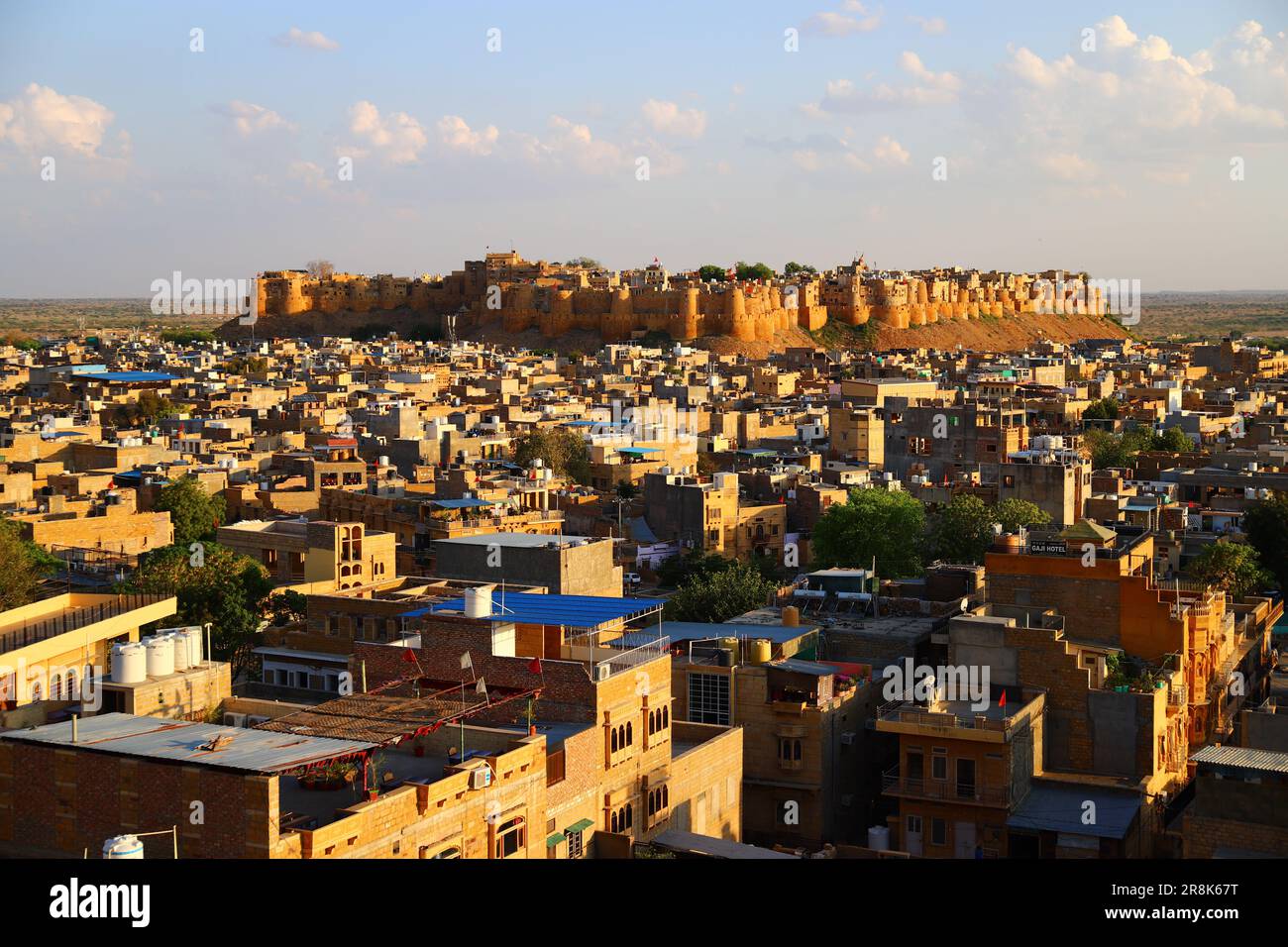 Jaisalmer - die goldene Stadt Indiens Stockfoto