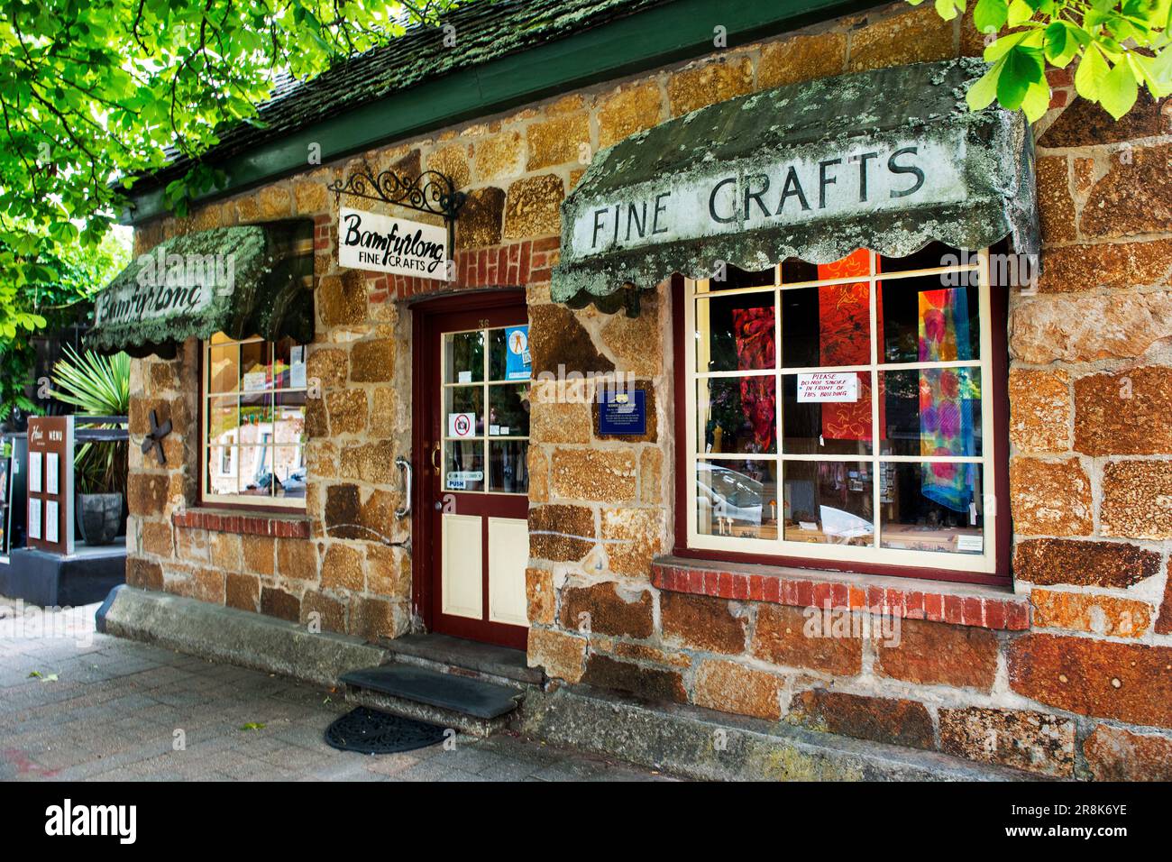 Bamfurlong Fine Crafts Shop, Hahndorf, wunderschöne Adelaide Hills, Südaustralien Stockfoto