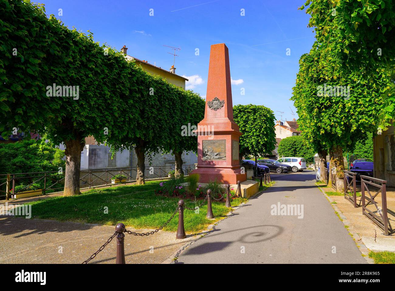 Gedenkstätte für den Ersten Weltkrieg in Crécy la Chapelle, einem Dorf