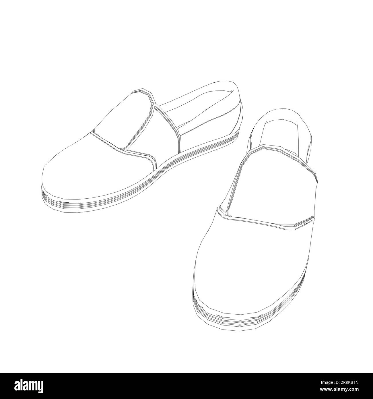 Symbol für die Männerschuhlinie. Ein Paar Männerschuhe, ein Piktogramm für das Netz für formelle Männerschuhe. Vektordarstellung. Design auf weißem Backgro Stock Vektor