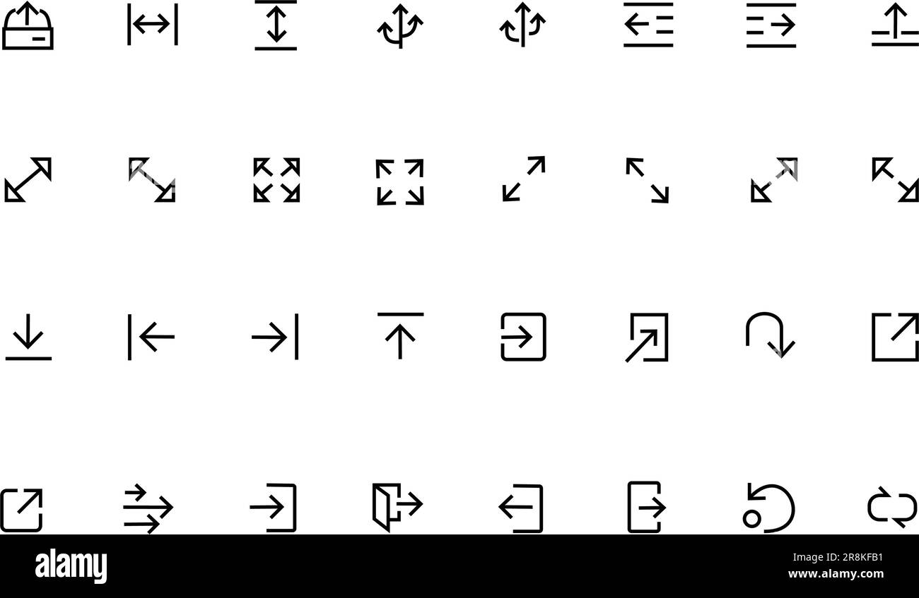 Pfeilsymbole eingestellt. Symbol „OK“. Arrow-Vektorsammlung. Okay. Ich Bin Bereit Cursor. Moderne einfache Pfeile.Vektorzeichnung Stock Vektor