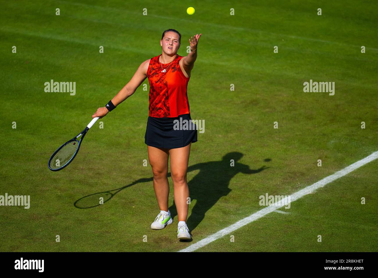 Jule Niemeier von Deutschland in Aktion während der ersten Runde des 2023 bett1 Open, WTA 500 Tennis Turnier am 20. Juni 2023 in Berlin Stockfoto