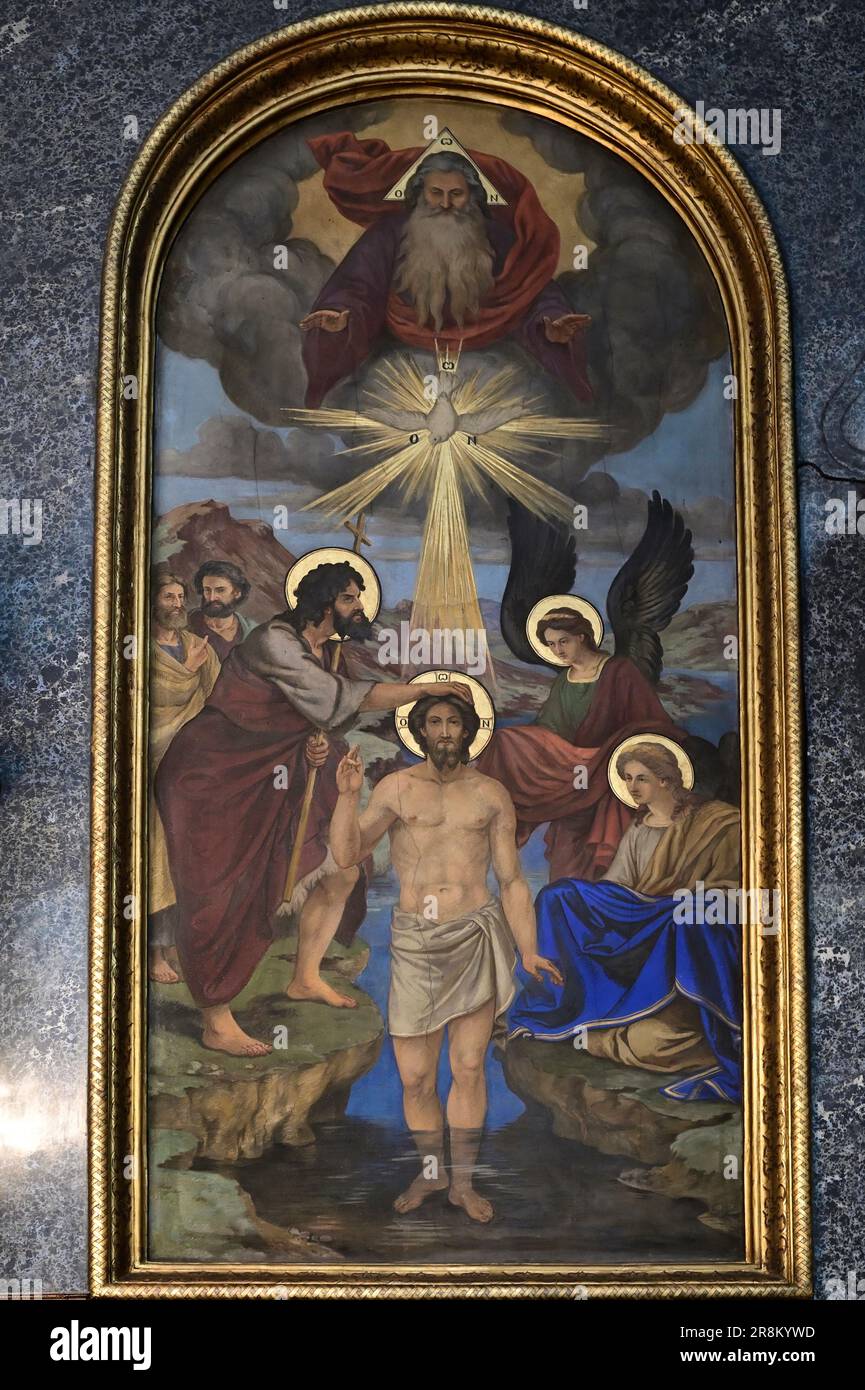 Wien, Österreich. Griechische Kirche der Heiligen Dreifaltigkeit Stockfoto
