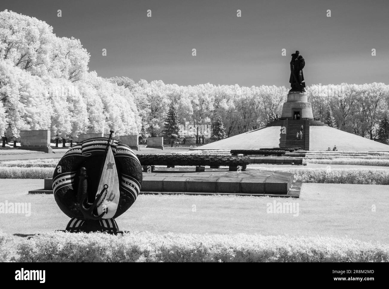 Sowjetisches Ehrenmal, Treptower Park, Berlin Stockfoto