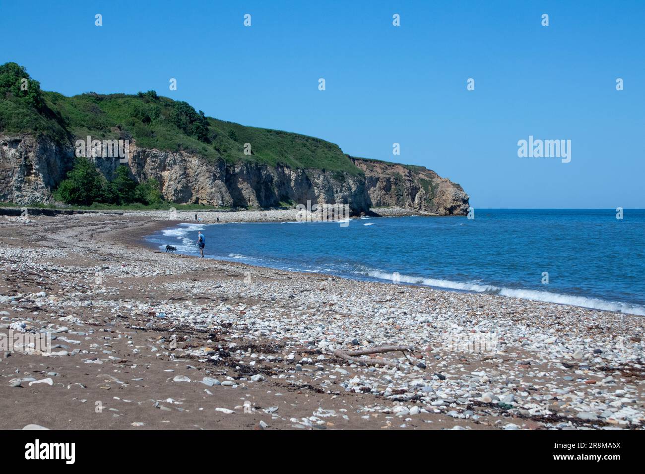 Chourdon Point an der Mündung von Hawthorn Dene in County Durham, Großbritannien Stockfoto