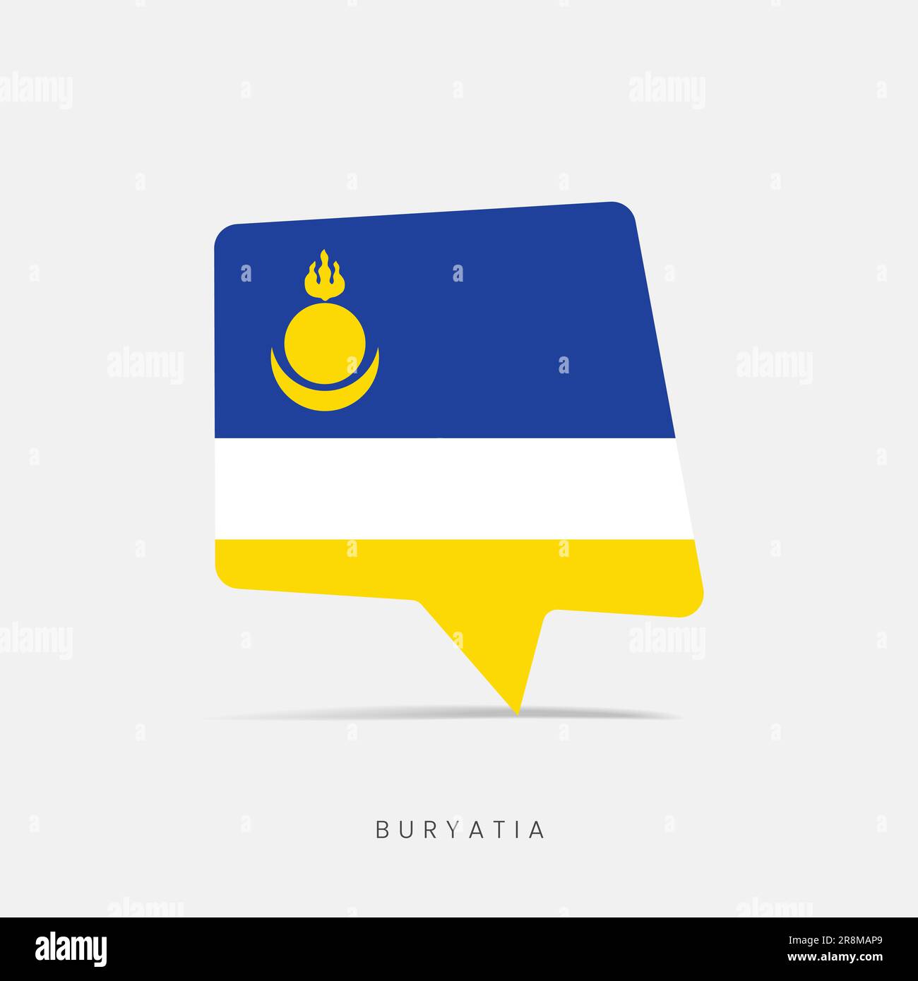 Bandiera Russia - Regioni: Amur, Buriazia, Chukotka, Kamchatka, Sacha (Yakutia), Sachalin