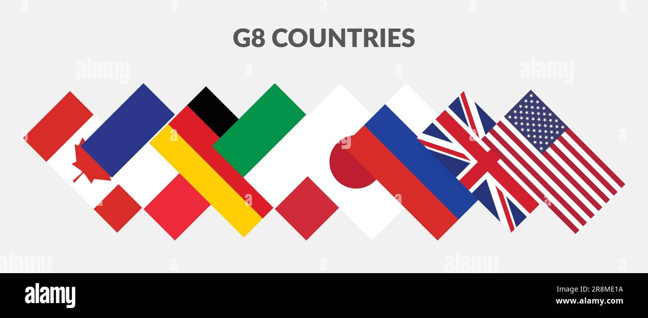 G8 gruppe Stock-Vektorgrafiken kaufen - Alamy