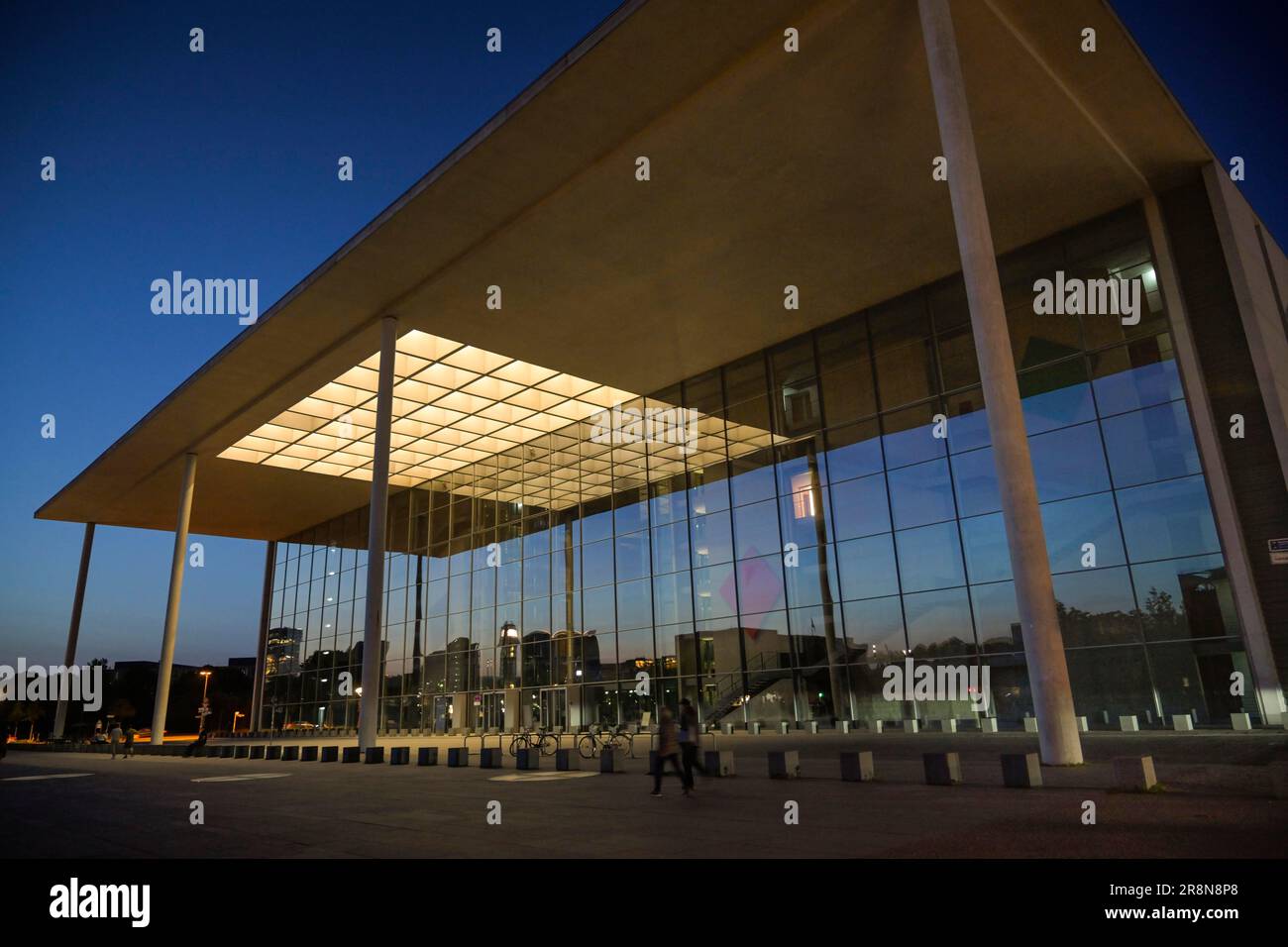 Paul-Loebe-Haus, Deutscher Bundestag, Konrad-Adenauer-Straße, Tiergarten, Mitte, Berlin, Deutschland Stockfoto