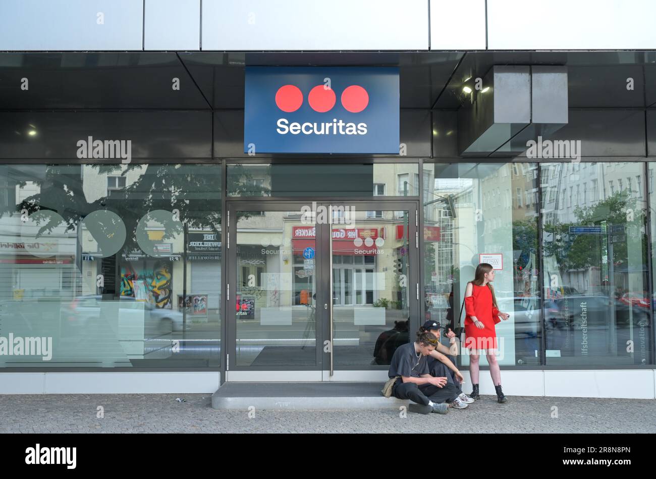 Securitas Security Service, Potsdamer Straße, Tiergarten, Mitte, Berlin, Deutschland Stockfoto