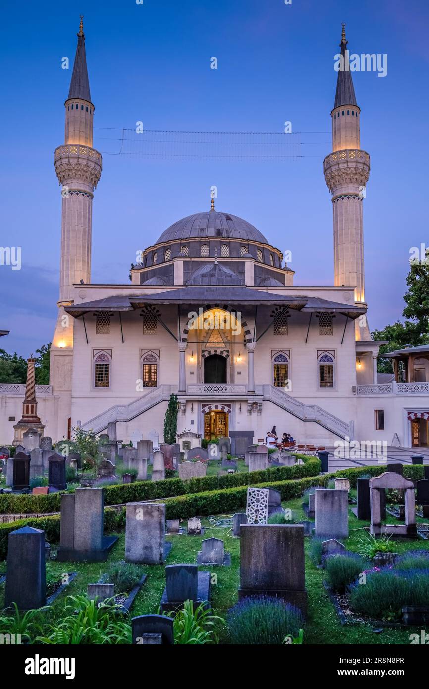 Sehitlik Moschee, Columbiadamm, Tempelhof, Tempelhof-Schöneberg, Berlin, Deutschland Stockfoto