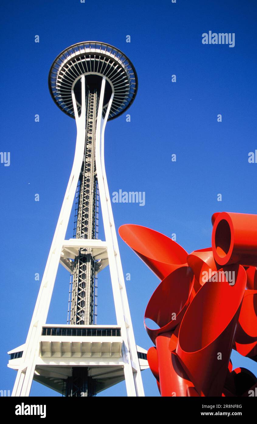 Der Space Needle Tower, Seatlle, USA Stockfoto