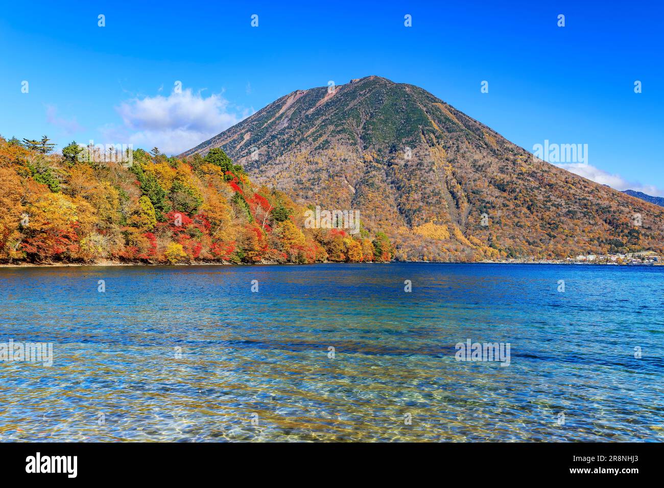 Chuzenji-See und Mt. Stockfoto