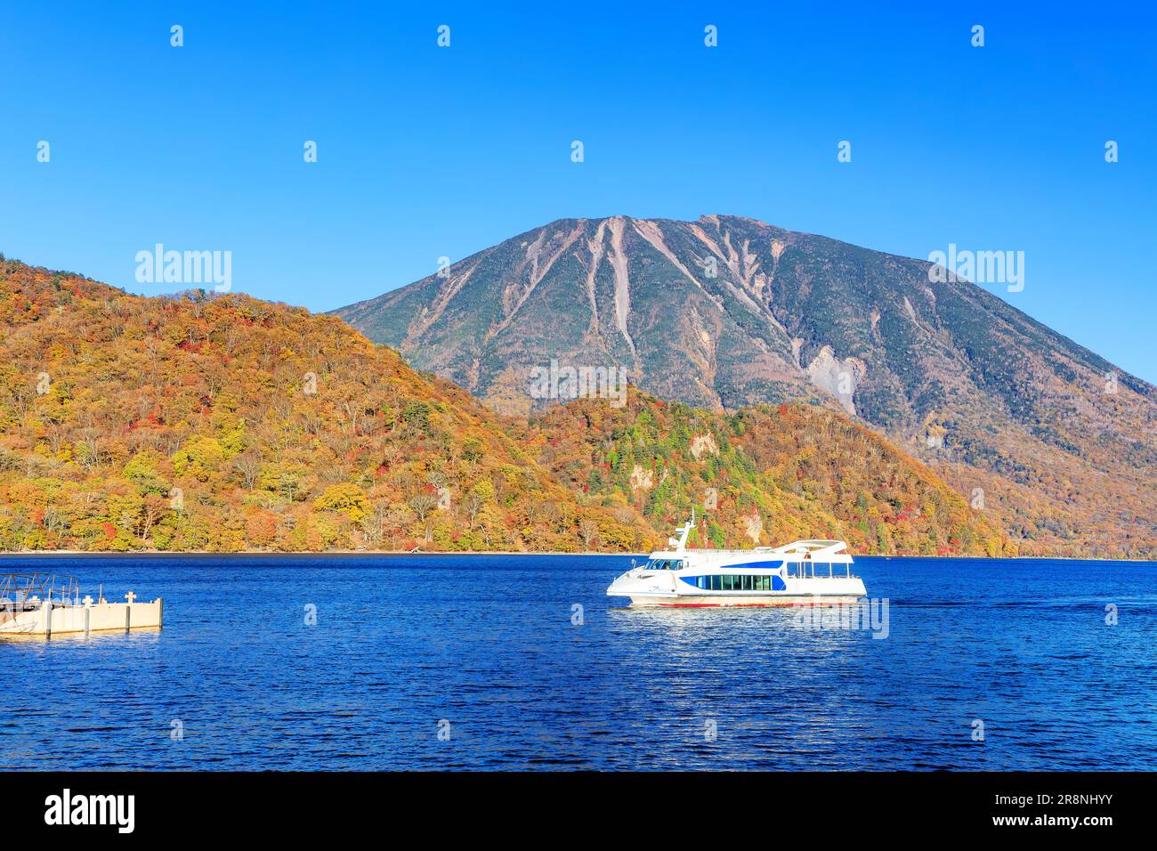 Chuzenji-See und Mt. Stockfoto