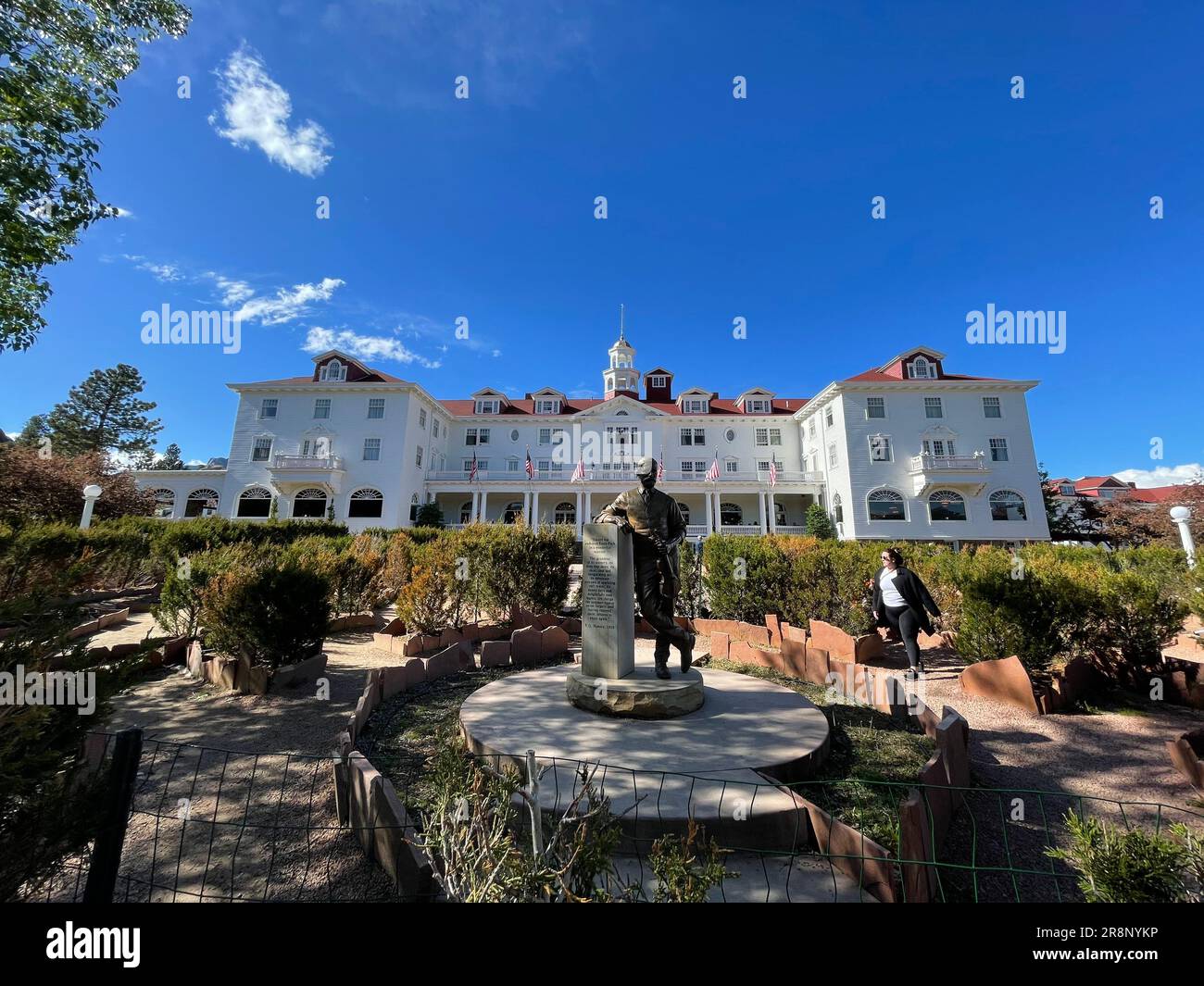 Stanley Hotel in Estes Park, Colorado Stockfoto