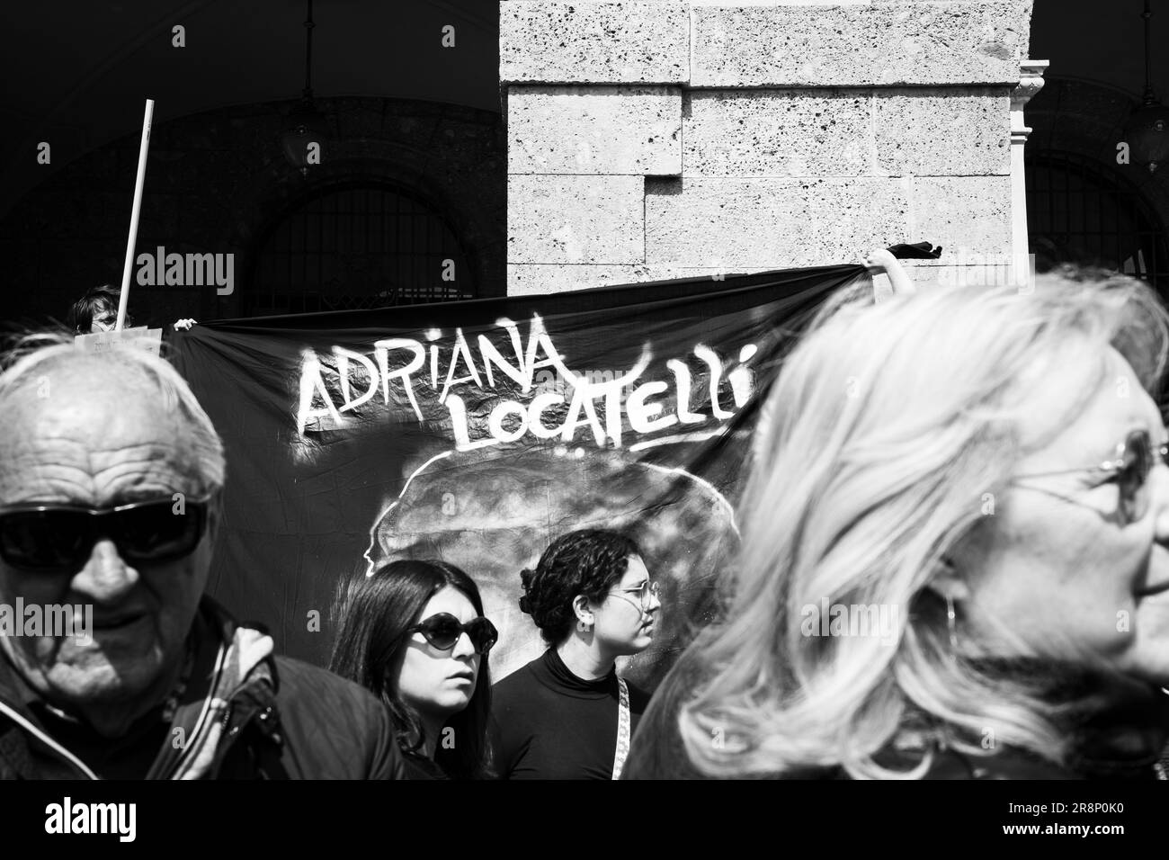 25. April - Manifestation für die Befreiung Italiens von der nationalfaschistischen Besatzung. Bergamo, Italien. Stockfoto